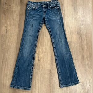 Miss Me Dark Blue Skinny Jeans